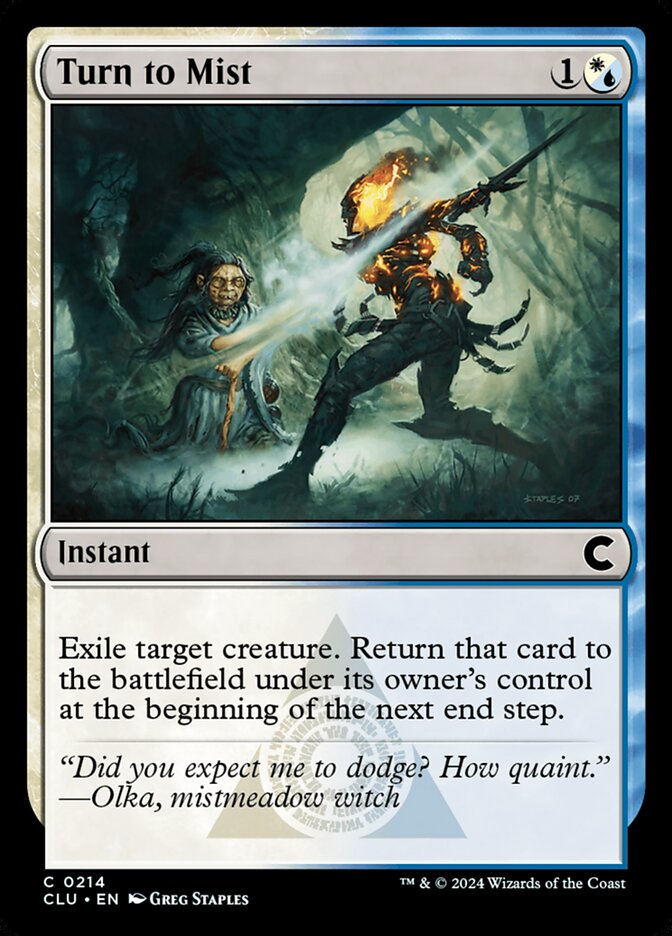 Turn to Mist (214) - Ravnica: Clue Edition (CLU)