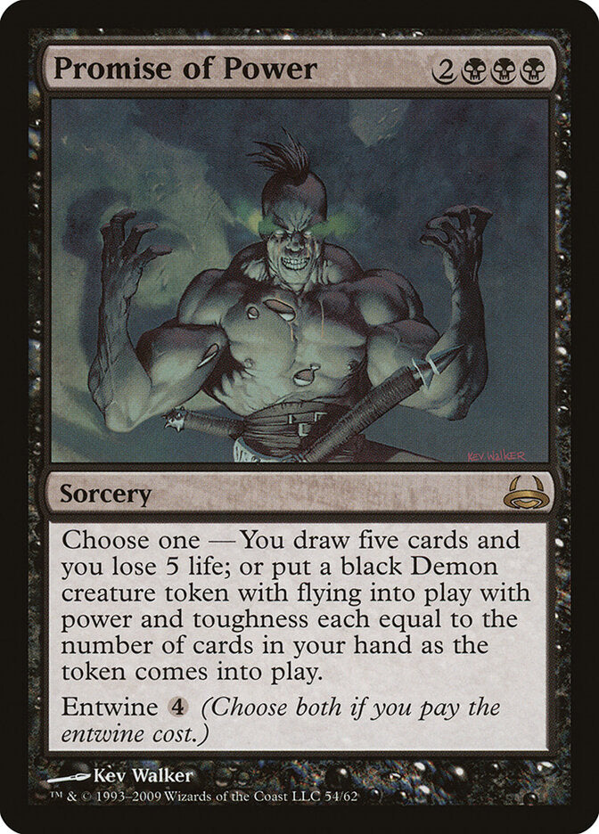 Promise of Power (54) - Duel Decks: Divine vs. Demonic (DDC)