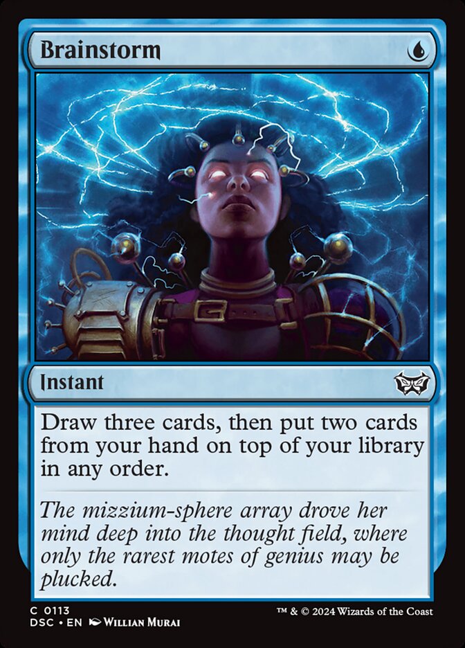 Brainstorm (113) - Duskmourn: House of Horror Commander (DSC)