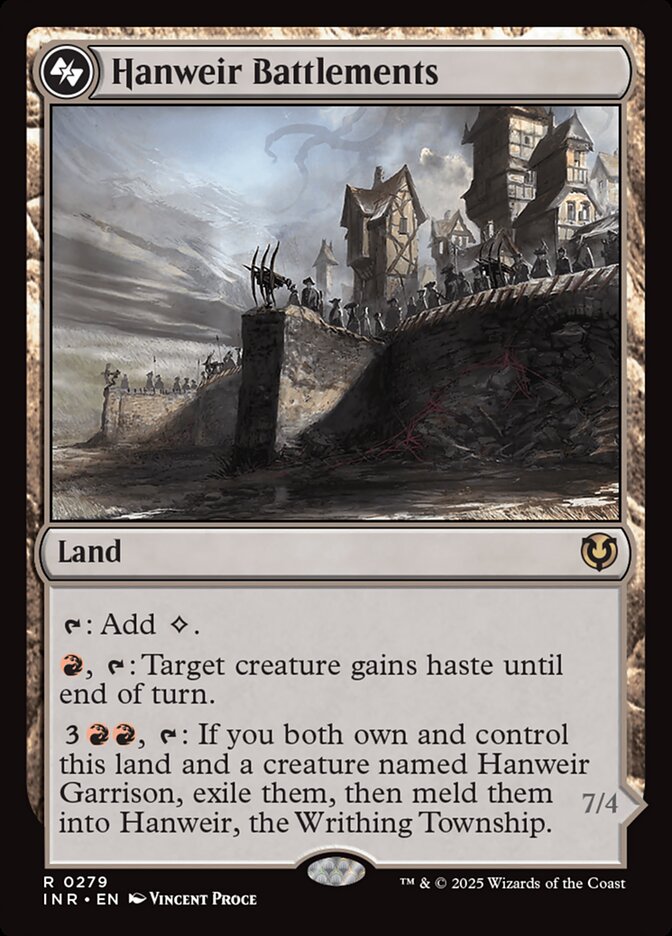 Hanweir Battlements // Hanweir, the Writhing Township - Innistrad Remastered (INR)