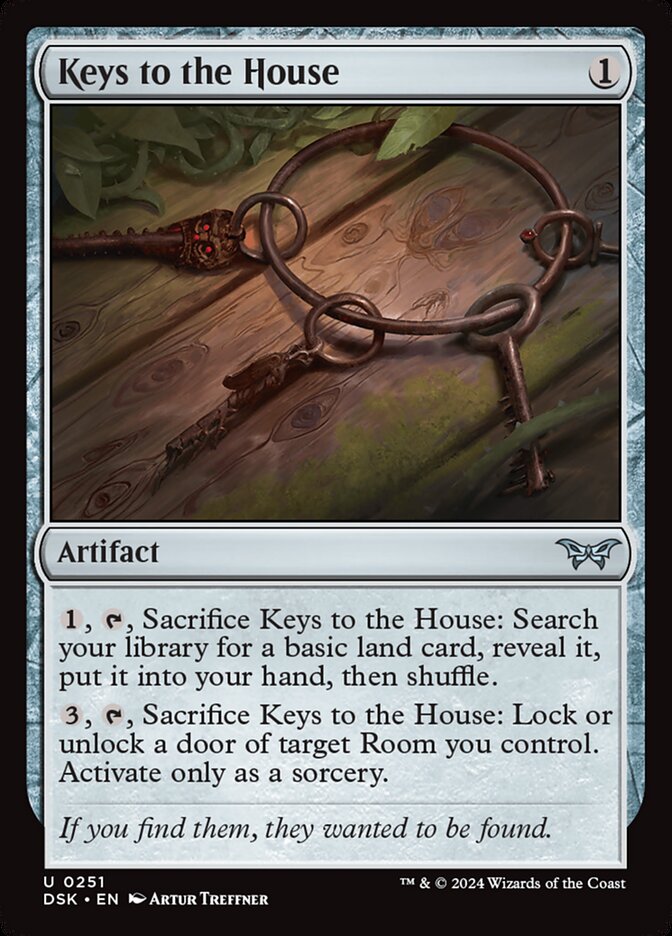 Keys to the House - [Foil] Duskmourn: House of Horror (DSK)