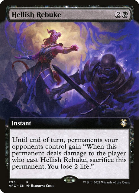 Hellish Rebuke (295) - Forgotten Realms Commander (AFC)