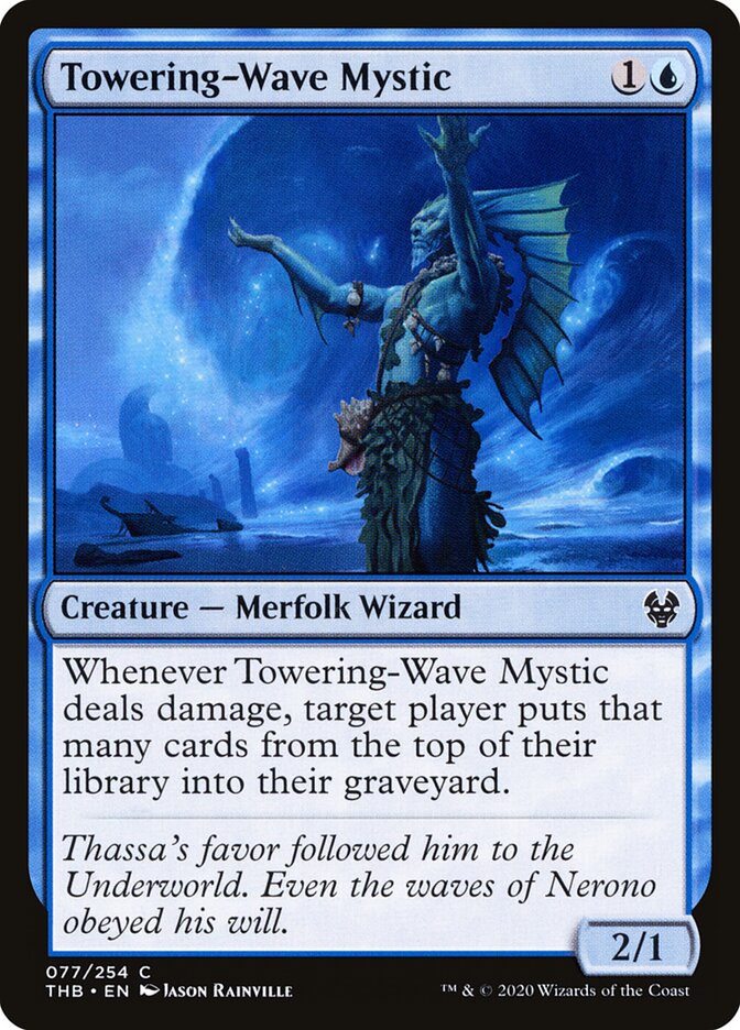Towering-Wave Mystic (77) - Theros Beyond Death (THB)