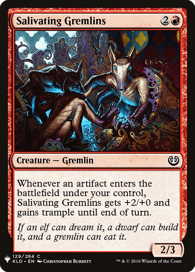 Salivating Gremlins (KLD-129) - The List (PLST)