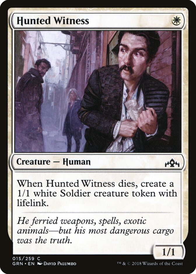 Hunted Witness (15) - Guilds of Ravnica (GRN)