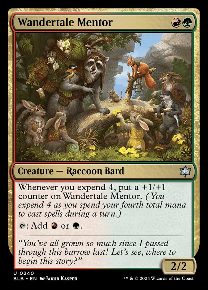 Wandertale Mentor - [Foil] Bloomburrow (BLB)