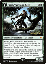 Nissa, Vastwood Seer // Nissa, Sage Animist (189s) - Magic Origins Promos (PORI)