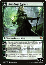 Nissa, Vastwood Seer // Nissa, Sage Animist (189s) - Magic Origins Promos (PORI)
