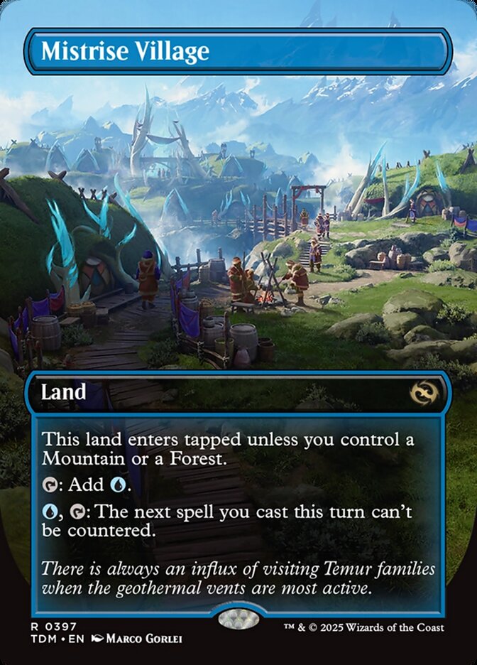 Mistrise Village (397) - Tarkir: Dragonstorm (TDM)