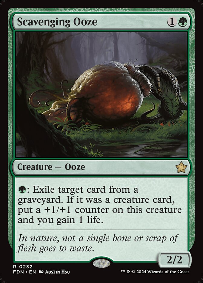 Scavenging Ooze - [Foil] Foundations (FDN)