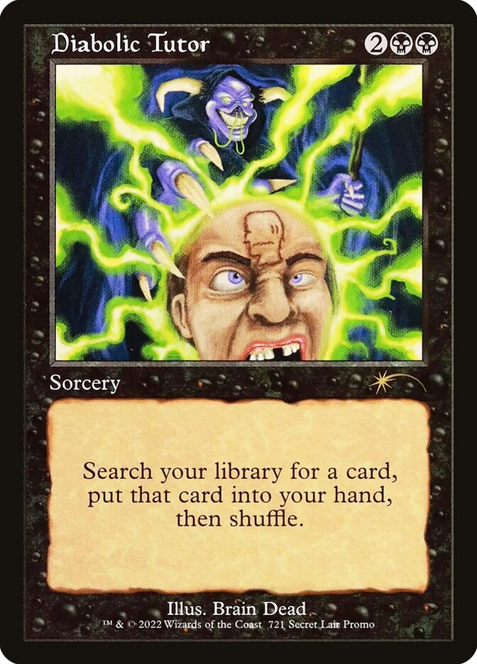 Diabolic Tutor (721) - Secret Lair Drop (SLD)