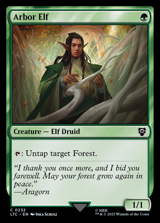 Arbor Elf (232) - Tales of Middle-earth Commander (LTC)
