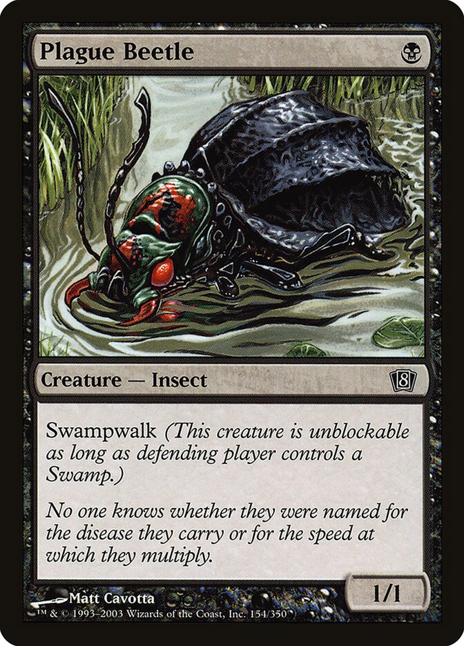 Plague Beetle (154) - Eighth Edition (8ED)
