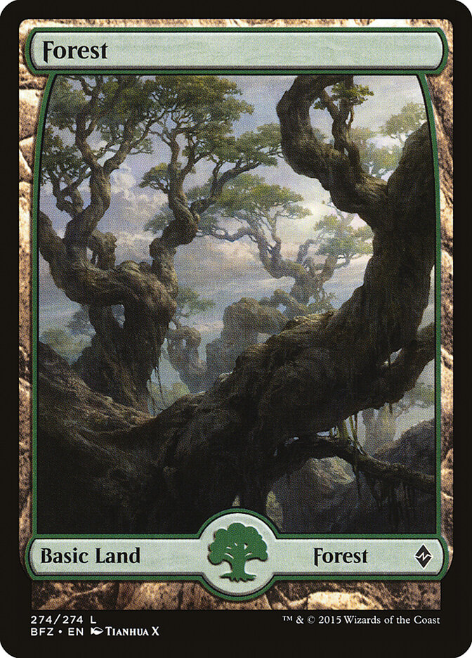 Forest (274) - Battle for Zendikar (BFZ)