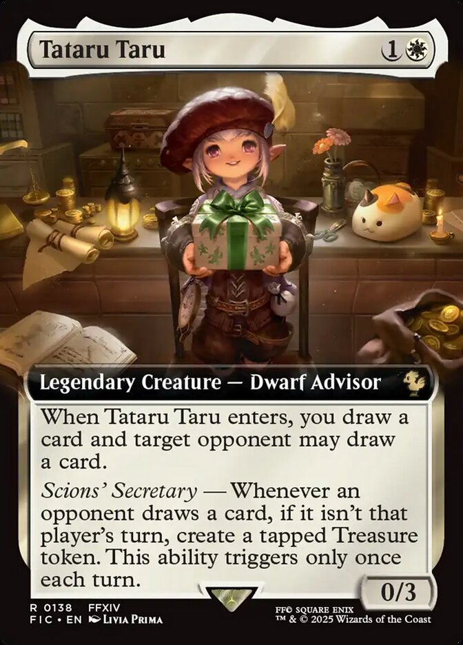 Tataru Taru (138) - [Foil, Extended Art] Final Fantasy Commander (FIC)