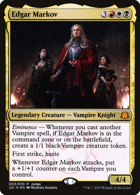 Edgar Markov (3) - Judge Gift Cards 2021 (PJ21)