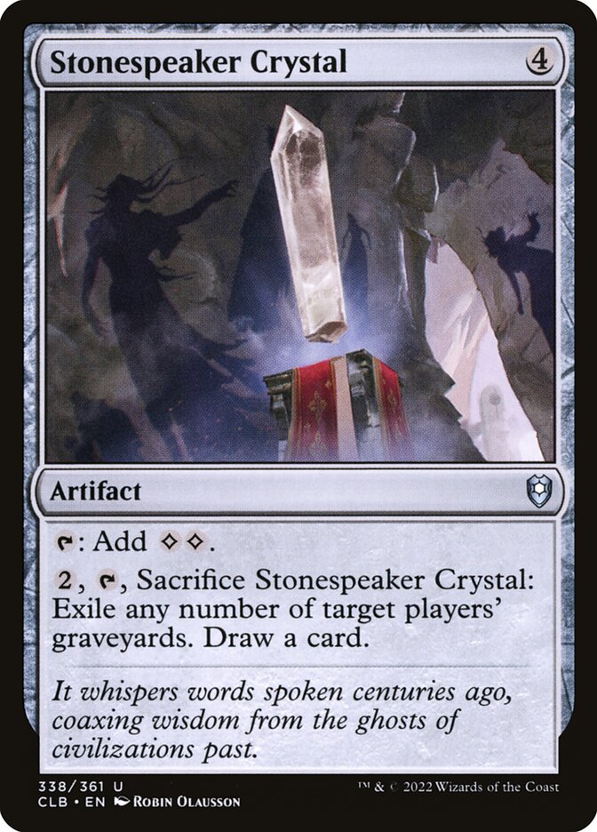 Stonespeaker Crystal (338) - Commander Legends: Battle for Baldur's Gate (CLB)