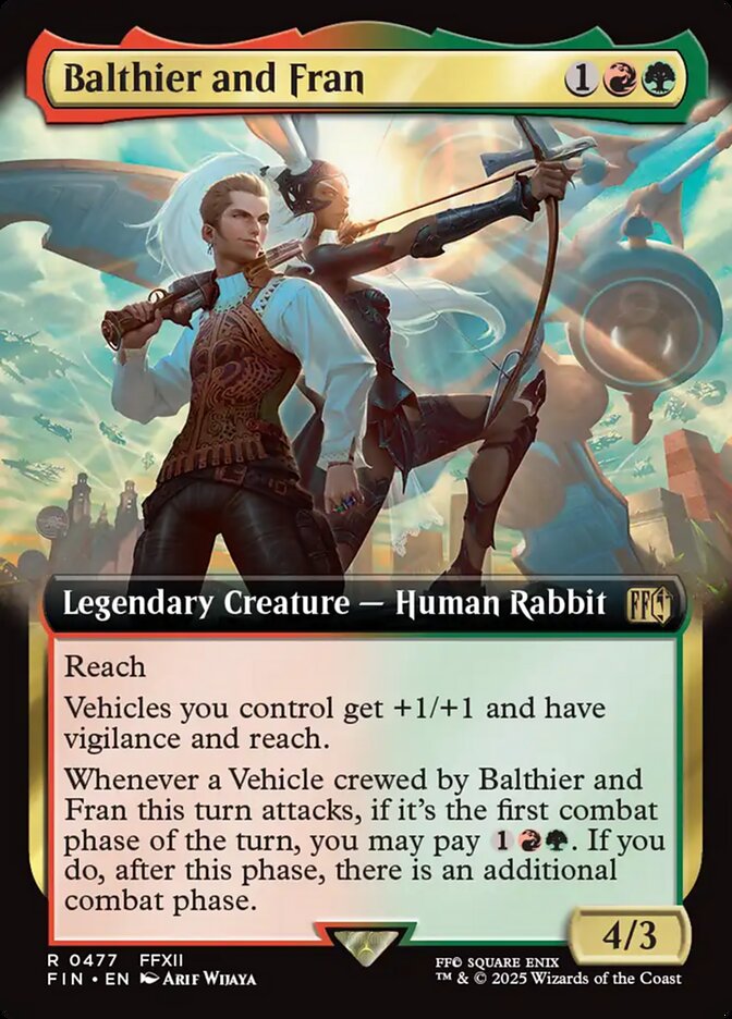 Balthier and Fran (477) - [Foil, Extended Art] Final Fantasy (FIN)