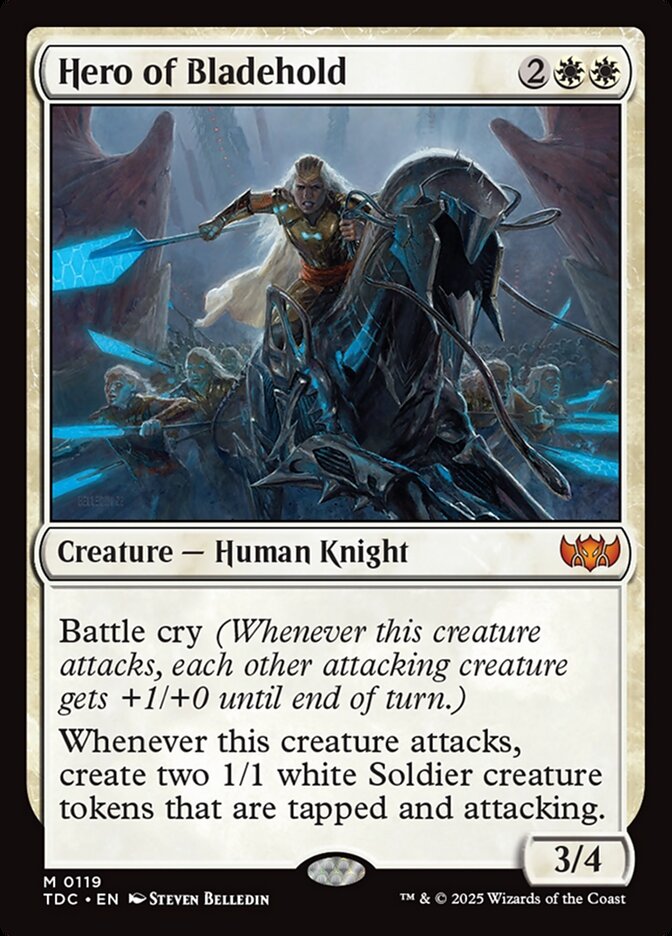 Hero of Bladehold (119) - Tarkir: Dragonstorm Commander (TDC)