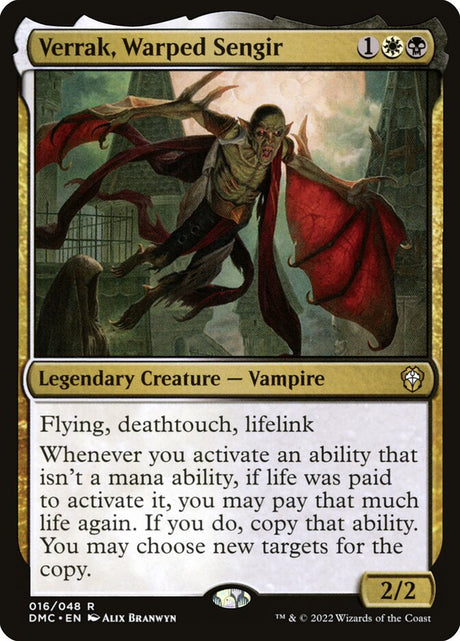 Verrak, Warped Sengir (16) - Dominaria United Commander (DMC)