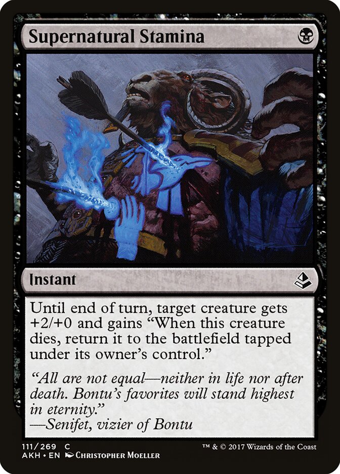 Supernatural Stamina (111) - Amonkhet (AKH)