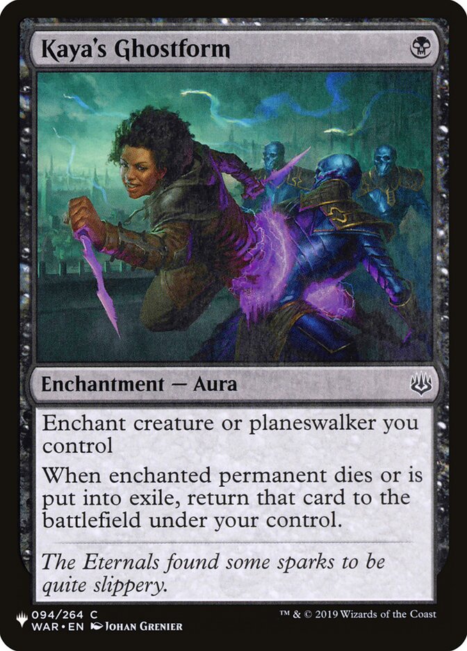 Kaya's Ghostform (WAR-94) - The List (PLST)