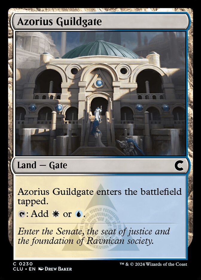 Azorius Guildgate (230) - Ravnica: Clue Edition (CLU)