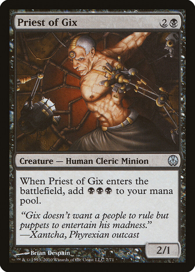 Priest of Gix (7) - Duel Decks: Phyrexia vs. the Coalition (DDE)