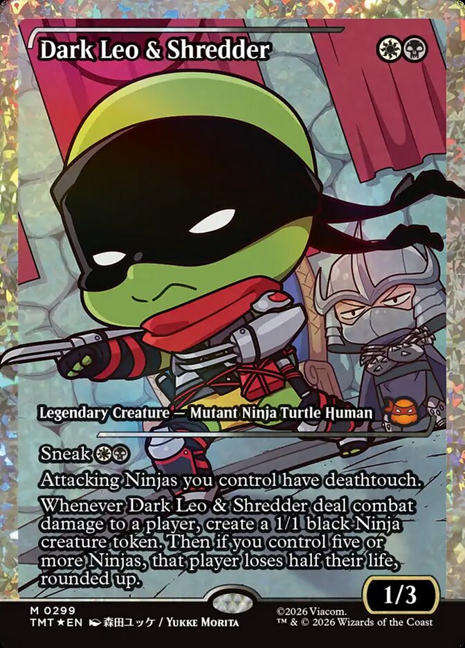 Dark Leo & Shredder (299) - Teenage Mutant Ninja Turtles (TMT)