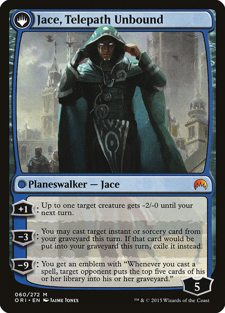 Jace, Vryn's Prodigy // Jace, Telepath Unbound (ORI-60) - The List (PLST)