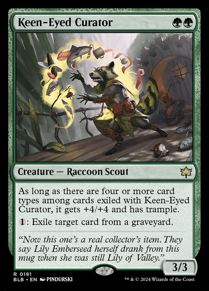 Keen-Eyed Curator (181) - Bloomburrow (BLB)
