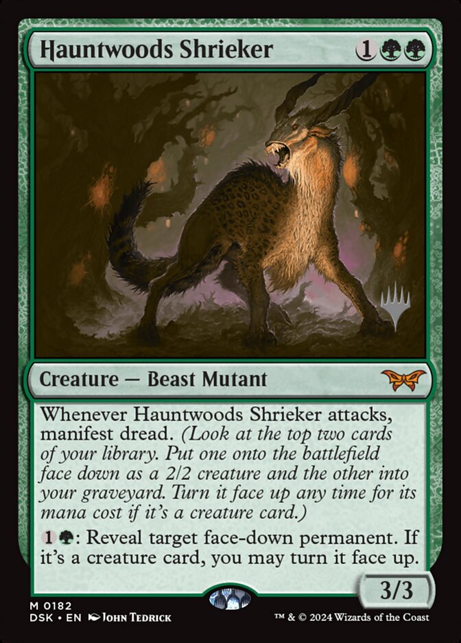 Hauntwoods Shrieker (182p) - Duskmourn: House of Horror Promos (PDSK)