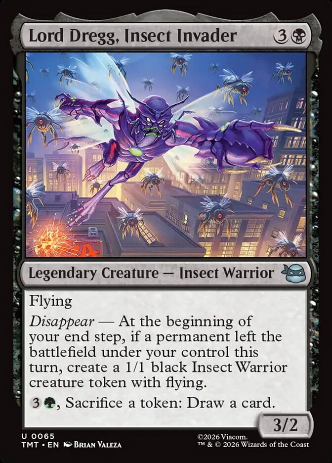 Lord Dregg, Insect Invader (65) - Teenage Mutant Ninja Turtles (TMT)