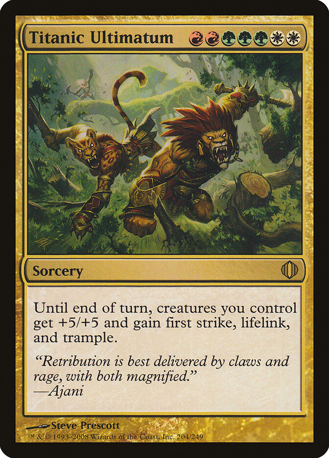 Titanic Ultimatum (204) - Shards of Alara (ALA)