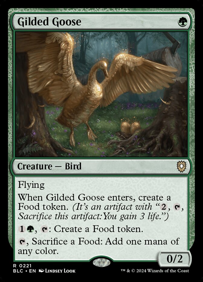 Gilded Goose (221) - Bloomburrow Commander (BLC)