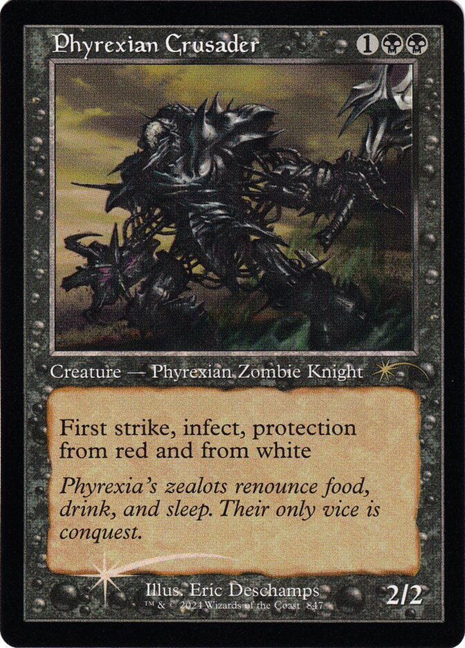 Phyrexian Crusader (847) - Secret Lair Drop (SLD)