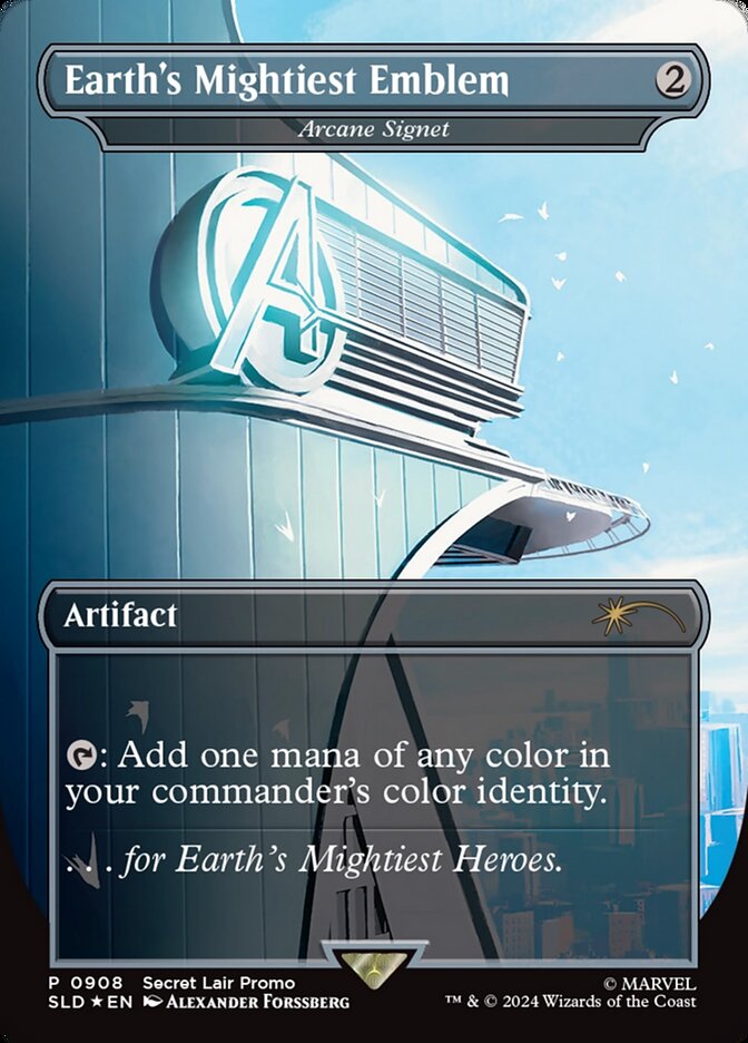 Earth's Mightiest Emblem - Arcane Signet - Secret Lair Drop (SLD)