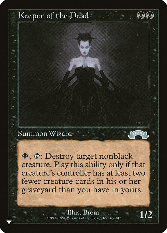 Keeper of the Dead (EXO-65) - The List (PLST)