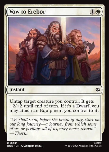 Vow to Erebor (31) - The Hobbit (HOB)