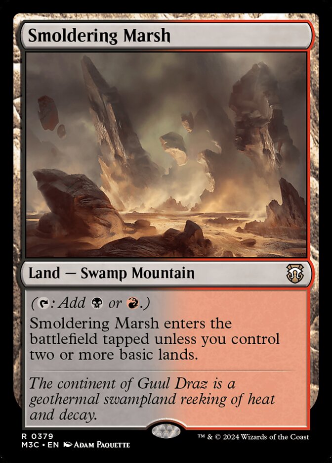 Smoldering Marsh - Modern Horizons 3 Commander (M3C)