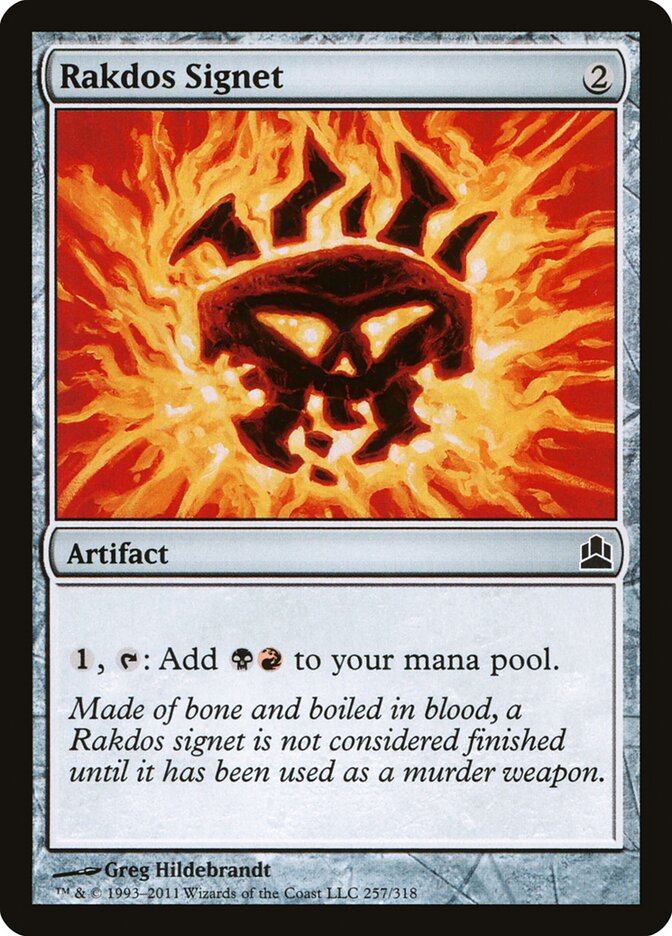 Rakdos Signet (257) - Commander 2011 (CMD)