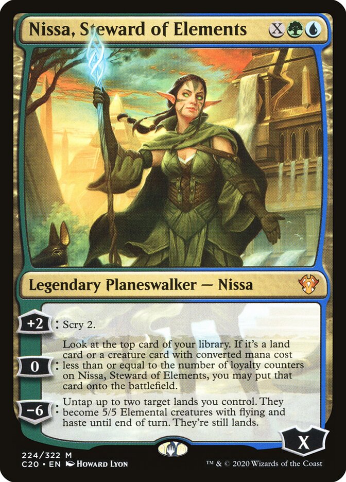 Nissa, Steward of Elements (224) - Commander 2020 (C20)