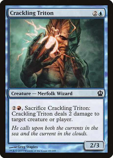 Crackling Triton (45) - Theros (THS)