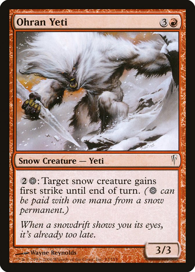 Ohran Yeti (93) - Coldsnap (CSP)