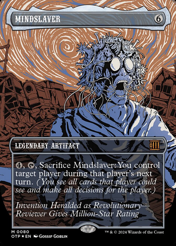 Mindslaver - [Textured Foil, Borderless] Breaking News (OTP)