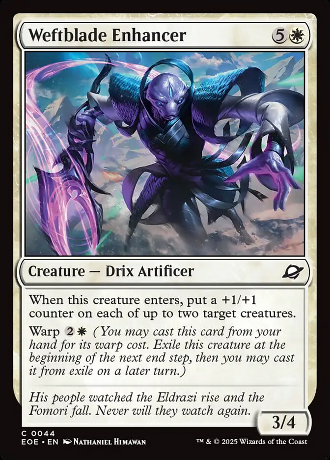Weftblade Enhancer (44) - Edge of Eternities (EOE)