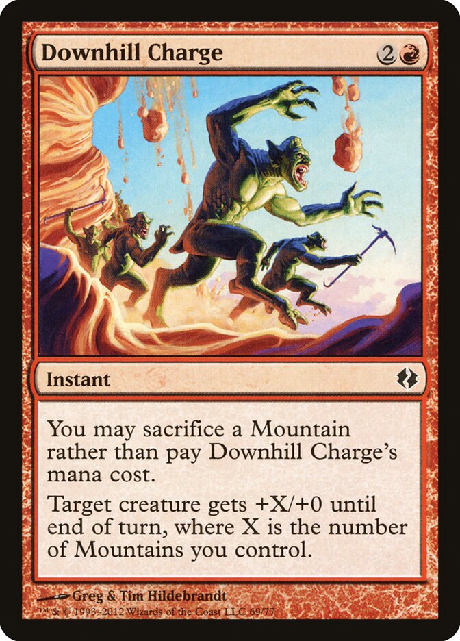 Downhill Charge (69) - Duel Decks: Venser vs. Koth (DDI)