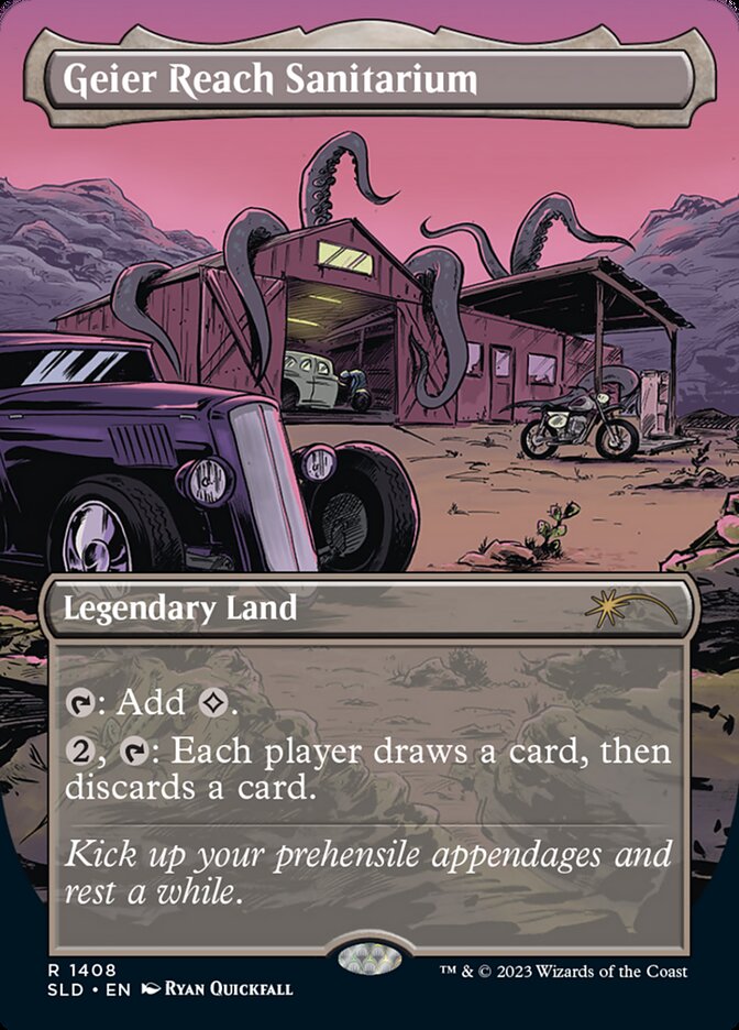 Geier Reach Sanitarium (1408) - [Foil, Borderless] Secret Lair Drop (SLD)