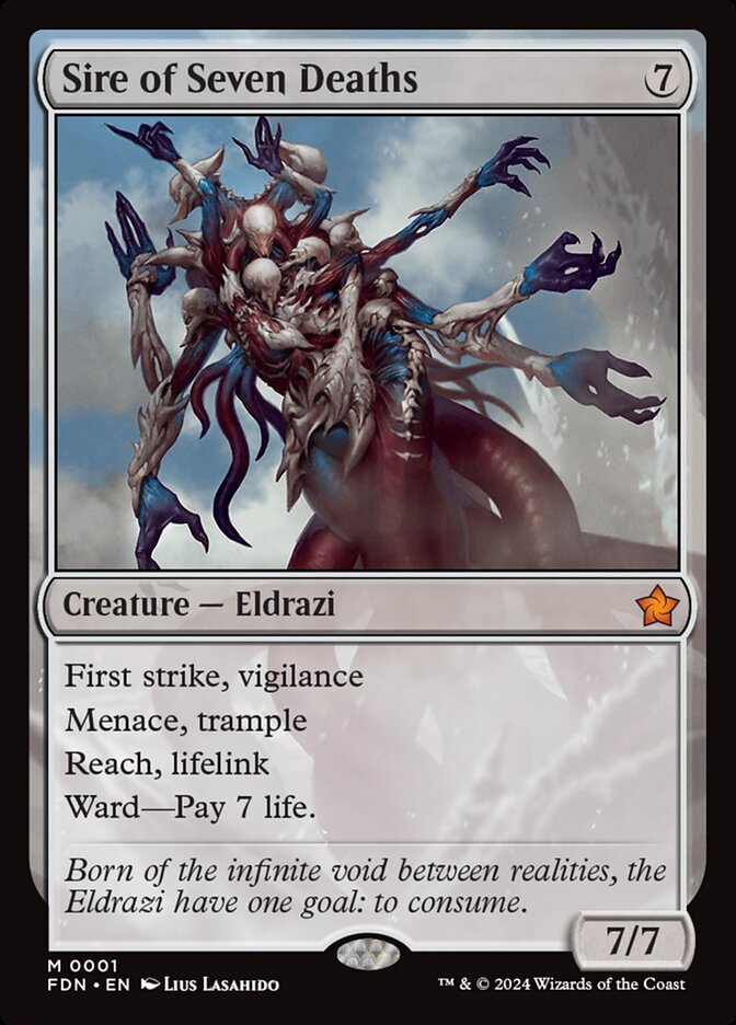 Sire of Seven Deaths - [Foil] Foundations (FDN)