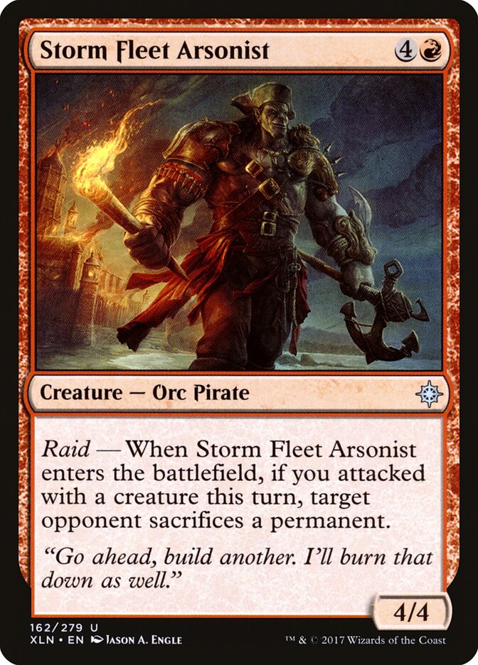 Storm Fleet Arsonist (162) - Ixalan (XLN)